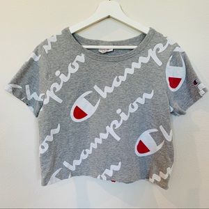 Champion Short Sleeve Gray T-Shirt